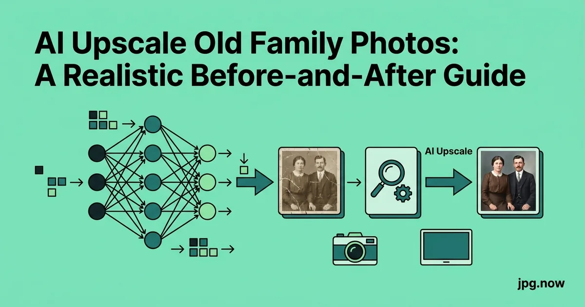 AI Upscale Old Family Photos: A Realistic Before-and-After Guide