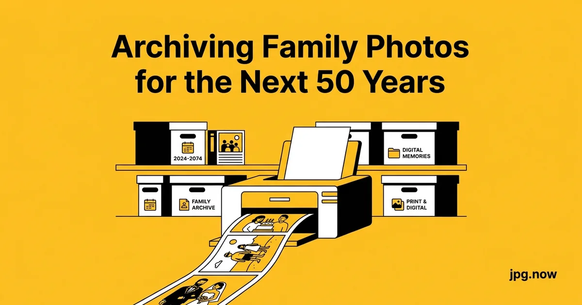 Archiving Family Photos for the Next 50 Years