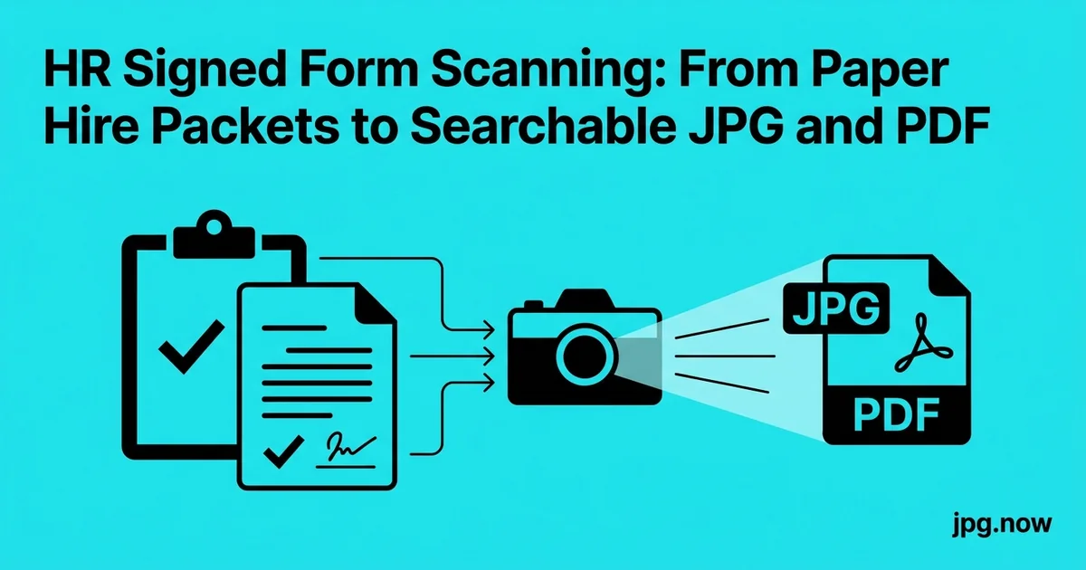 HR Signed Form Scanning: From Paper Hire Packets to Searchable JPG and PDF