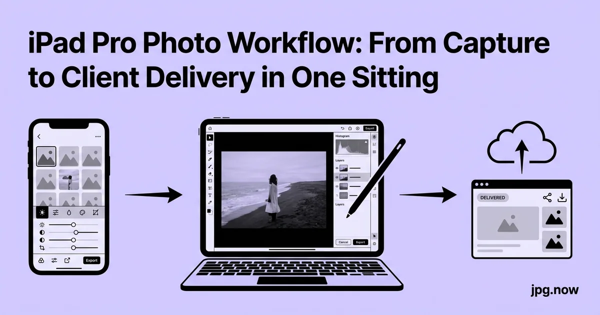 iPad Pro Photo Workflow: From Capture to Client Delivery in One Sitting