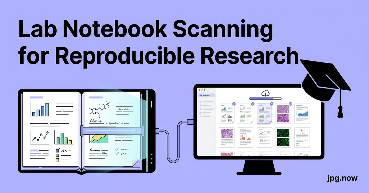 Lab Notebook Scanning for Reproducible Research