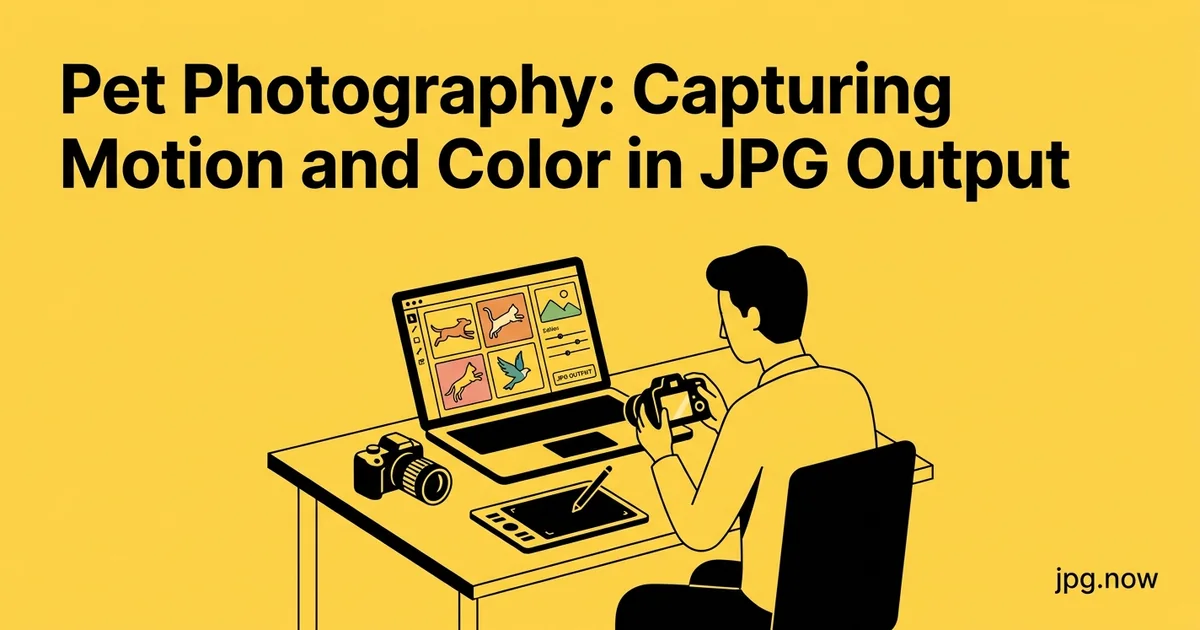 Pet Photography: Capturing Motion and Color in JPG Output