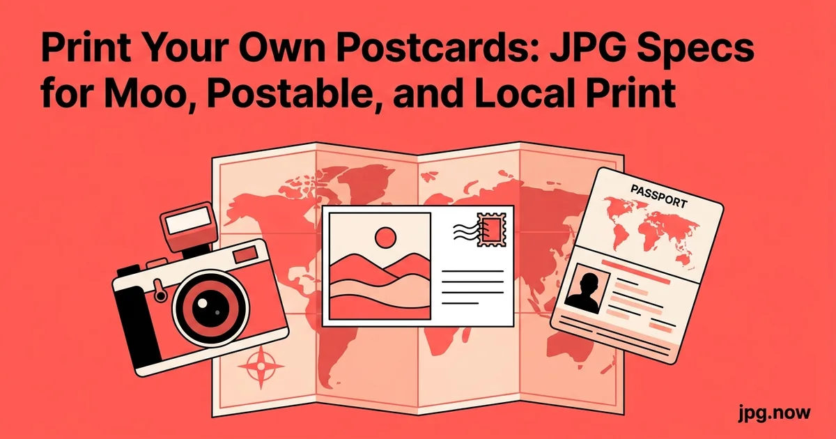 Print Your Own Postcards: JPG Specs for Moo, Postable, and Local Print