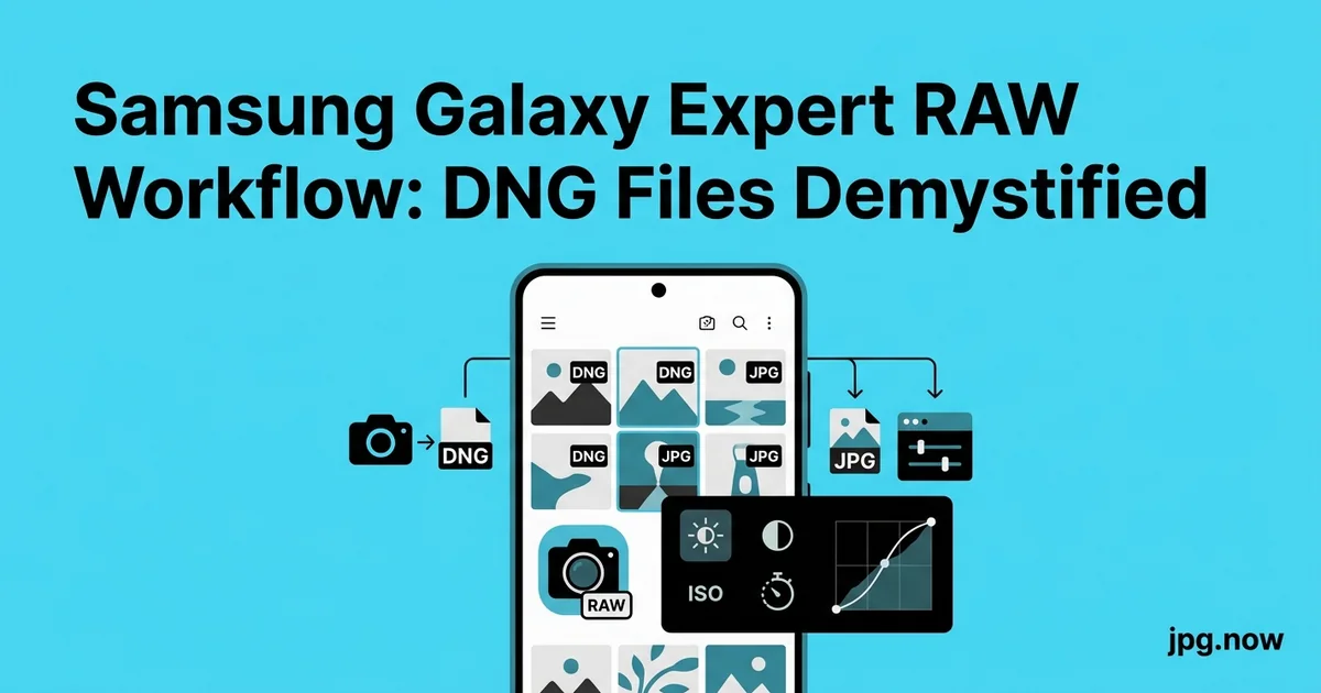 Samsung Galaxy Expert RAW Workflow: DNG Files Demystified