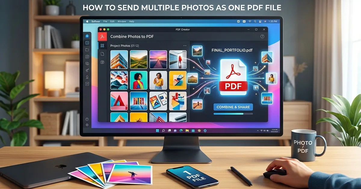 How to Send Multiple Photos as One PDF File to Clients or Vendors