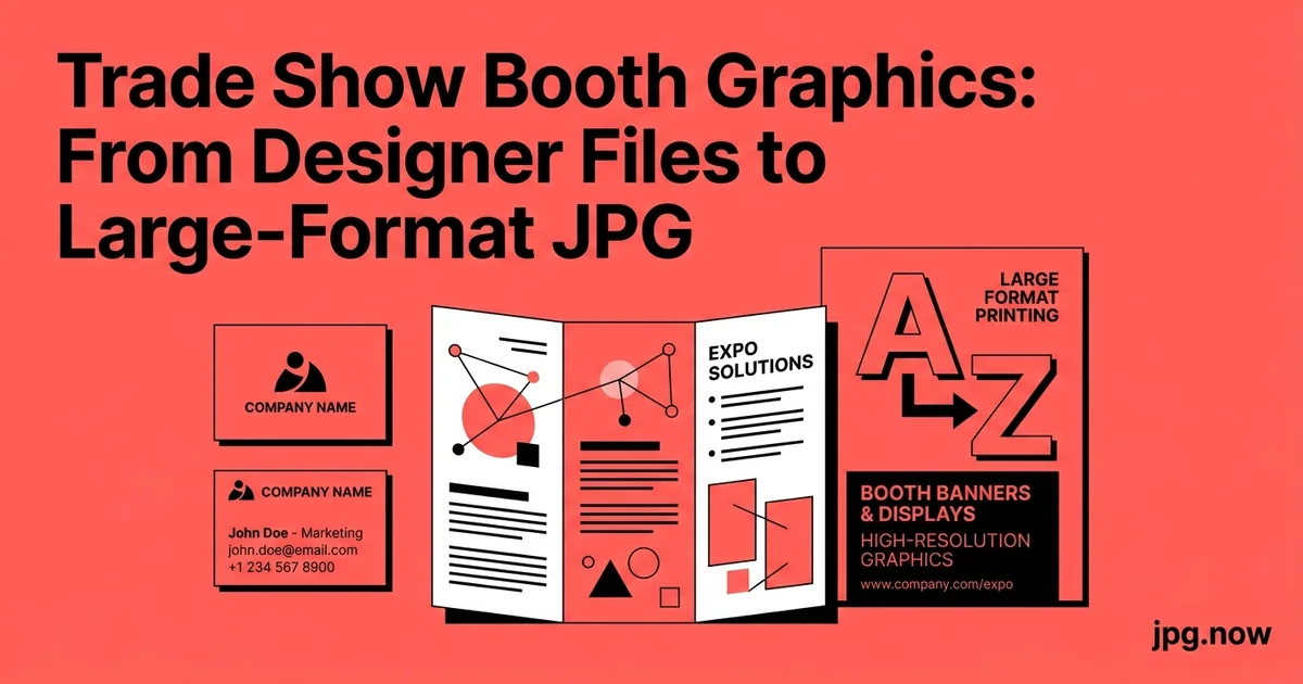 Trade Show Booth Graphics: From Designer Files to Large-Format JPG