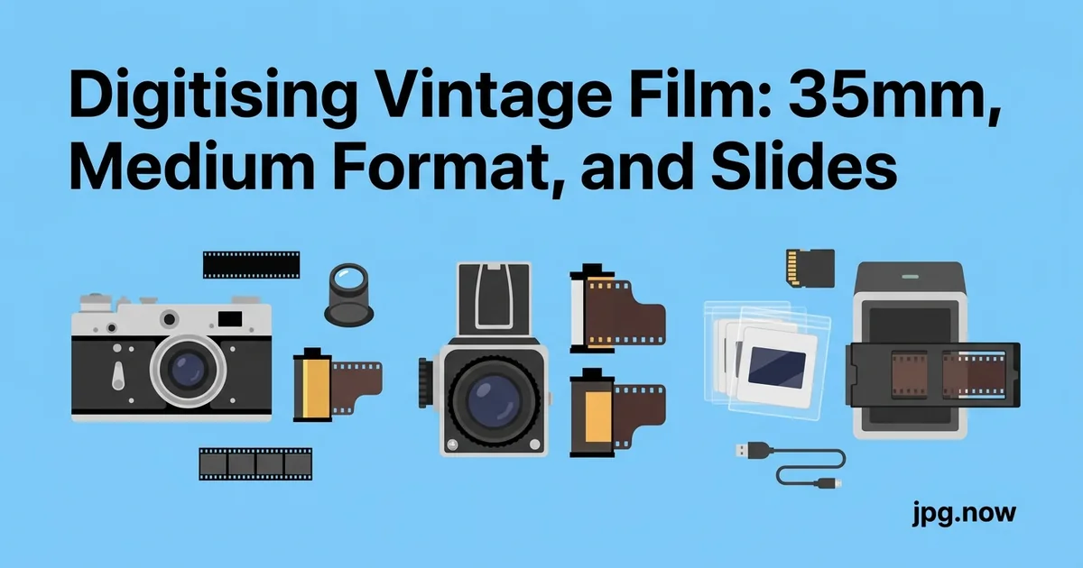 Digitising Vintage Film: 35mm, Medium Format, and Slides