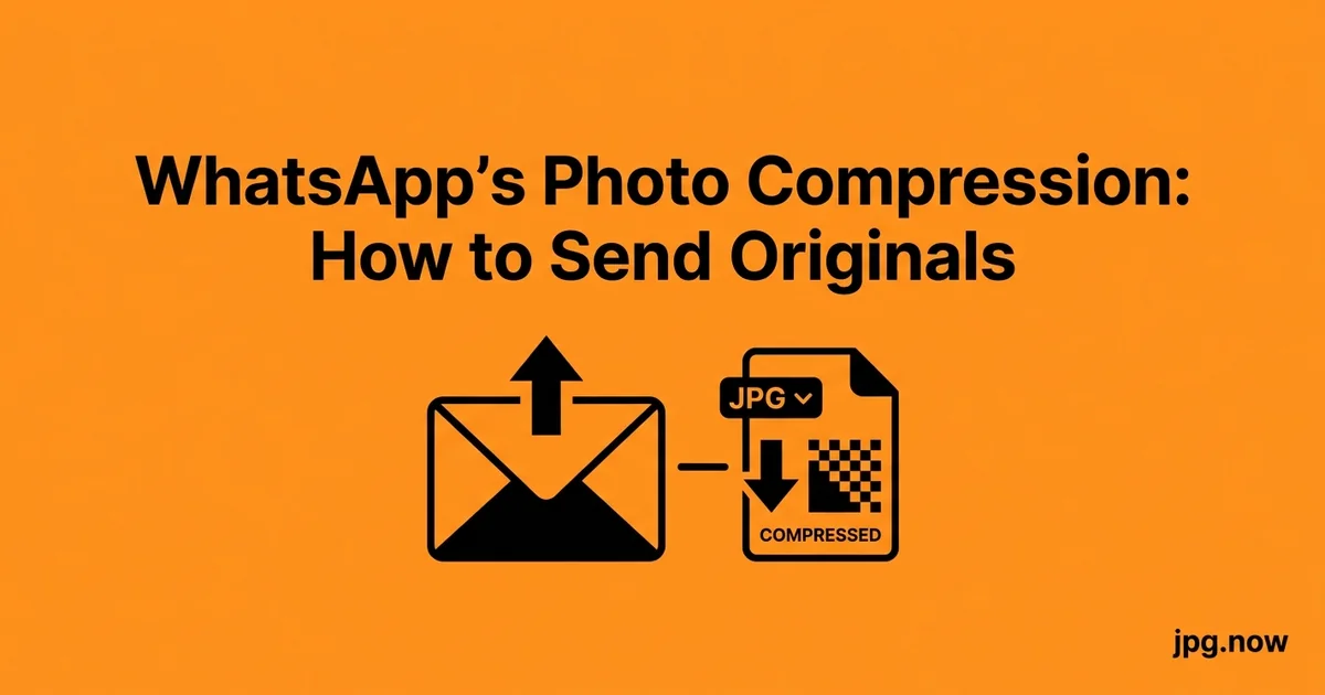 WhatsApp's Photo Compression: How to Send Originals