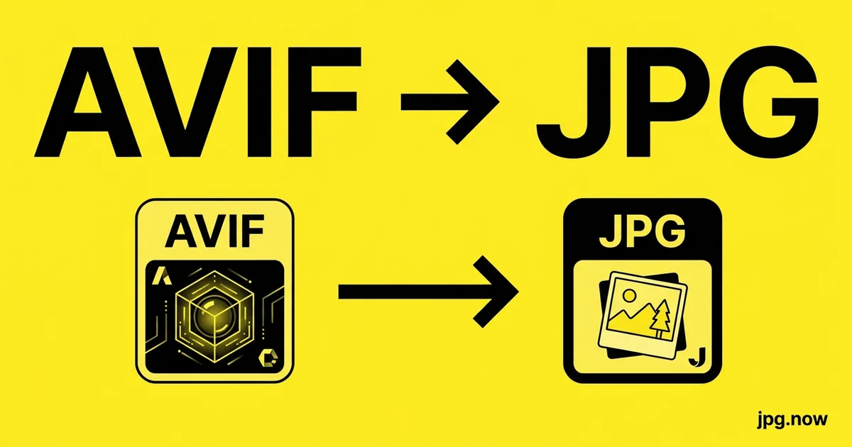 Convert AVIF to JPG Online Free
