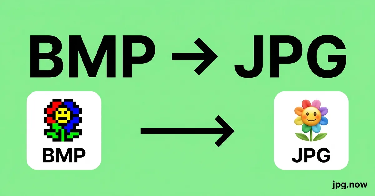 Convert BMP to JPG Online Free