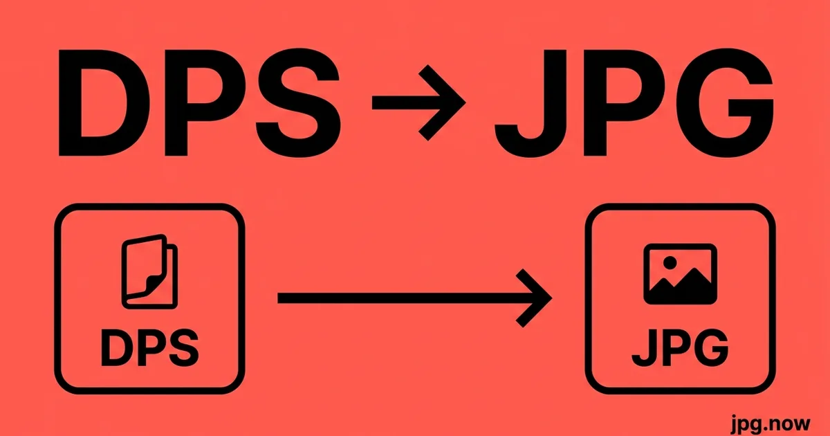 Convert DPS to JPG Online Free