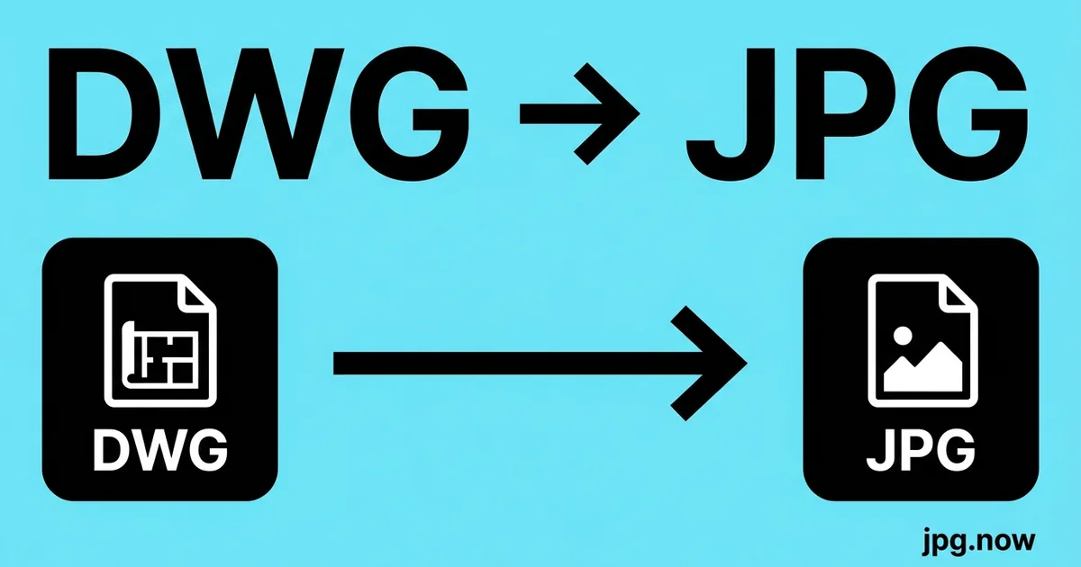 Convert DWG to JPG Online Free