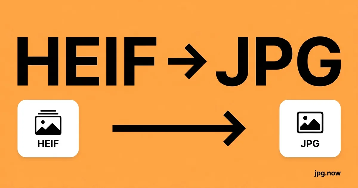 Convert HEIF to JPG Online Free
