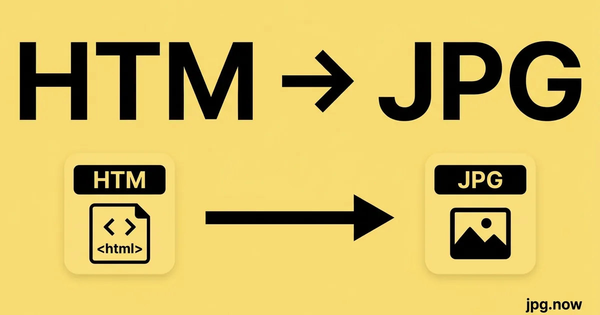 Convert HTM to JPG Online Free