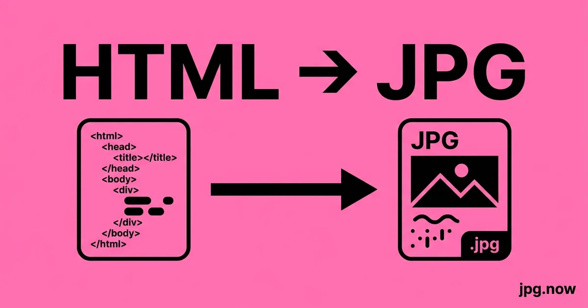 Convert HTML to JPG Online Free