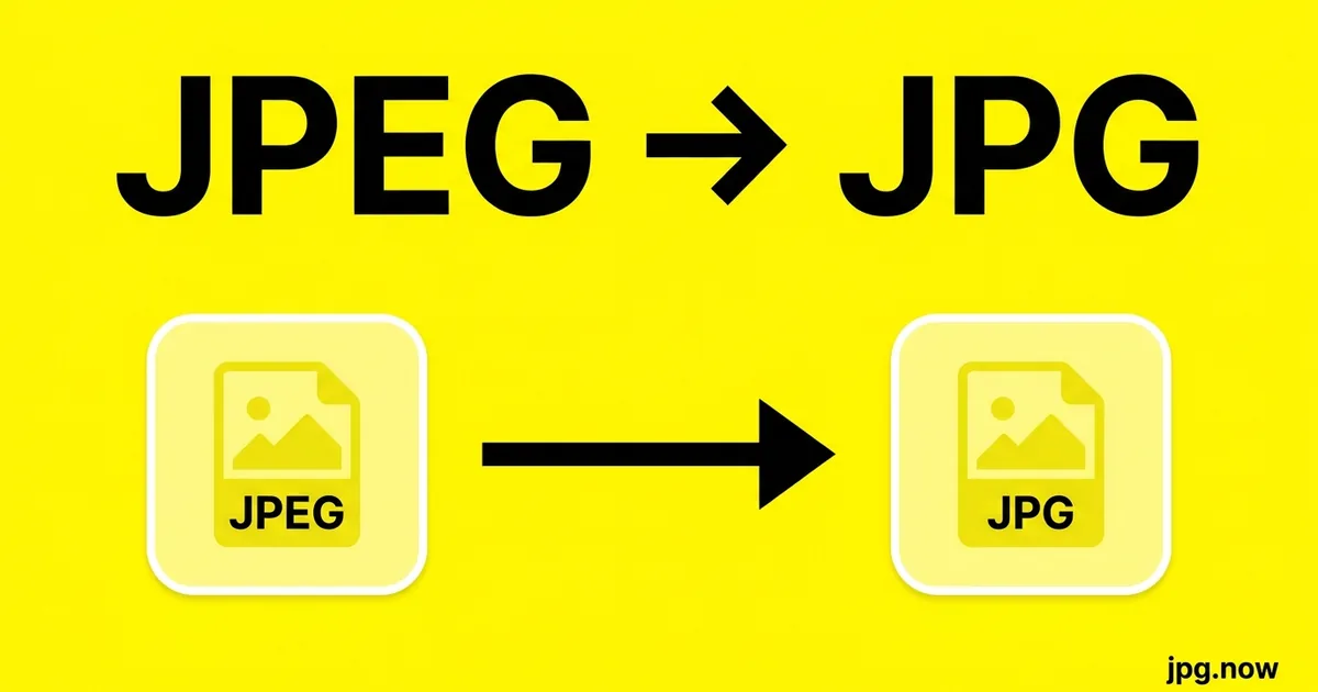 Convert JPEG to JPG Online Free