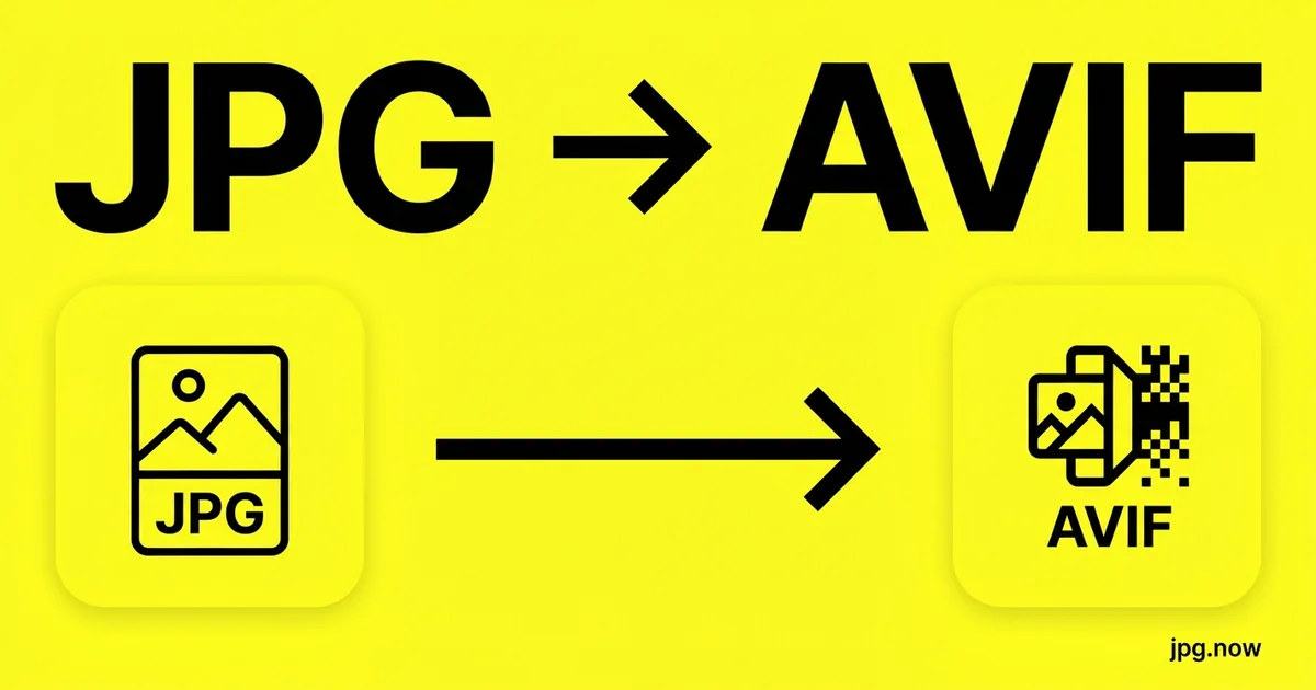 Convert JPG to AVIF Online Free