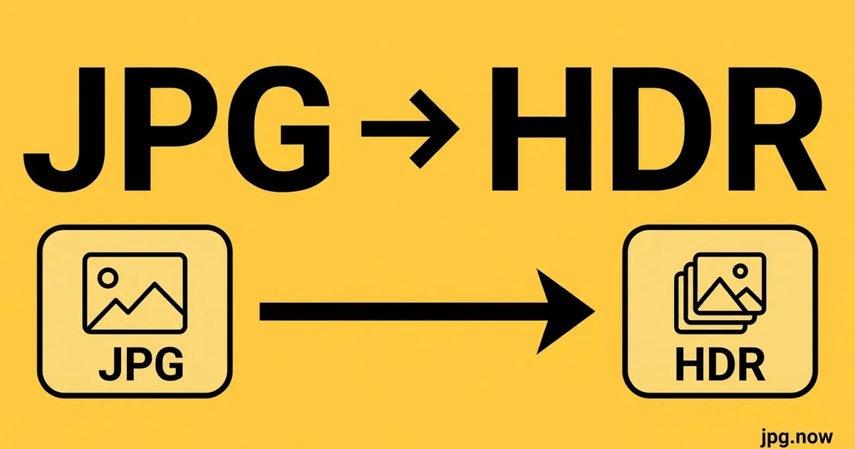 Convert JPG to HDR Online Free