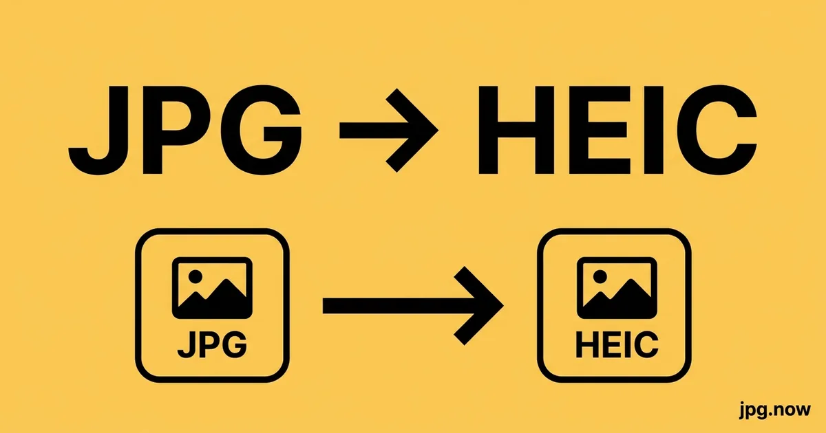 Convert JPG to HEIC Online Free