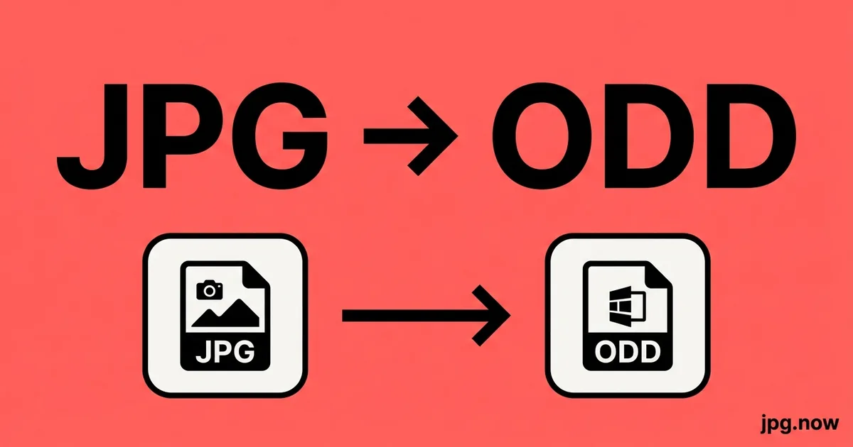 Convert JPG to ODD Online Free