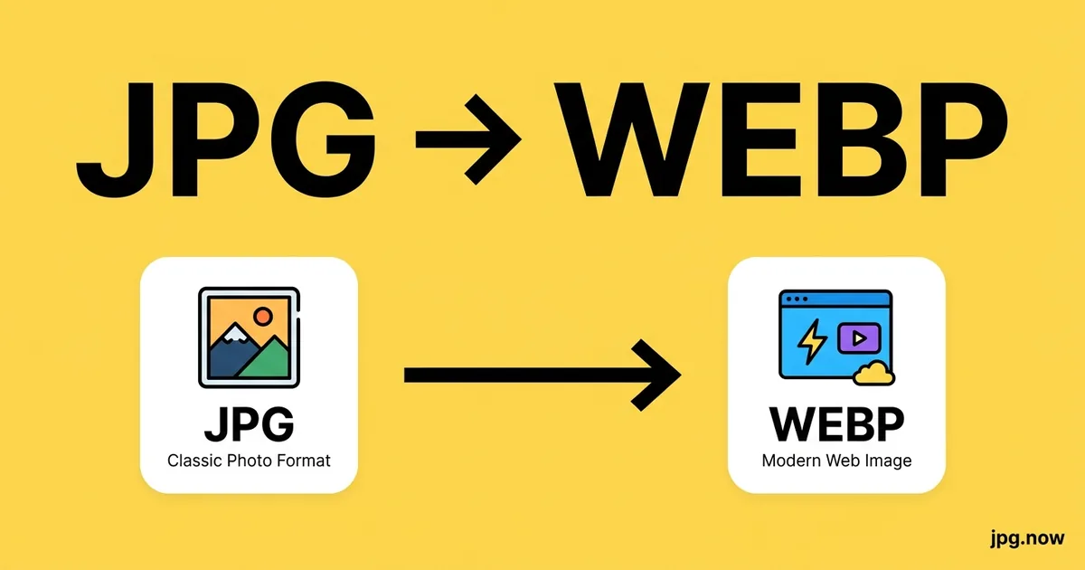 Convert JPG to WebP Online Free