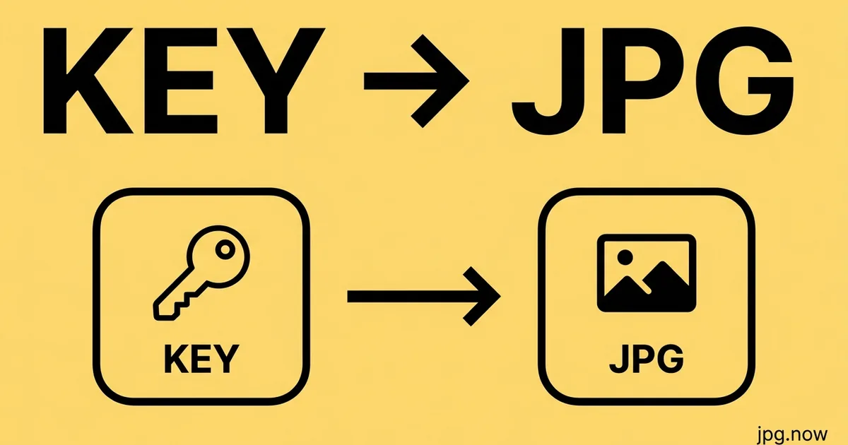 Convert KEY to JPG Online Free