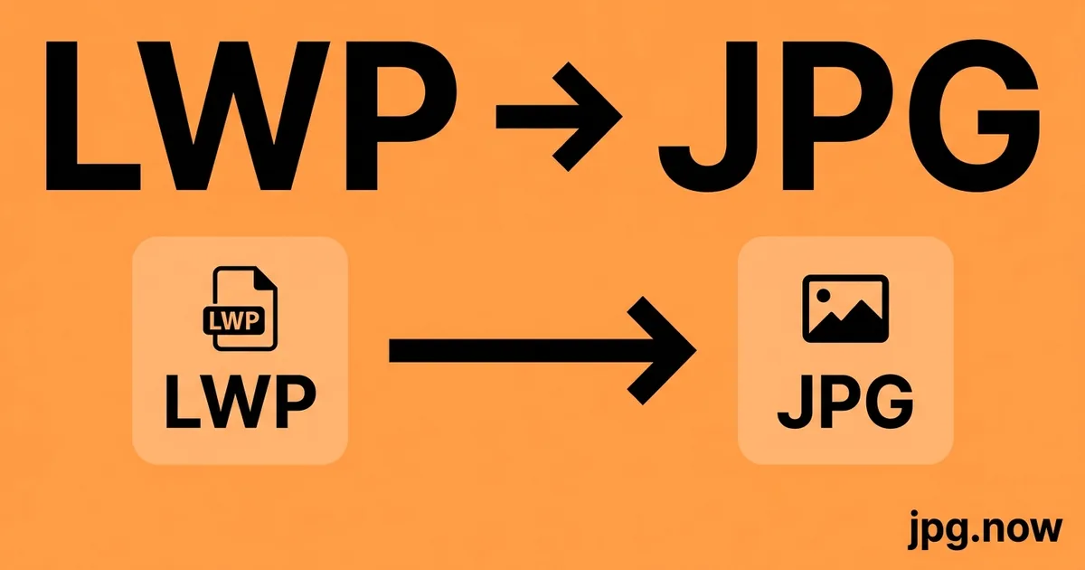 Convert LWP to JPG Online Free