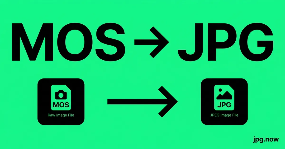 Convert MOS to JPG Online Free