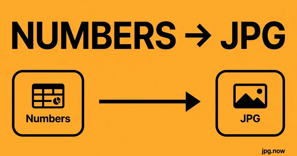 Convert Numbers to JPG Online Free