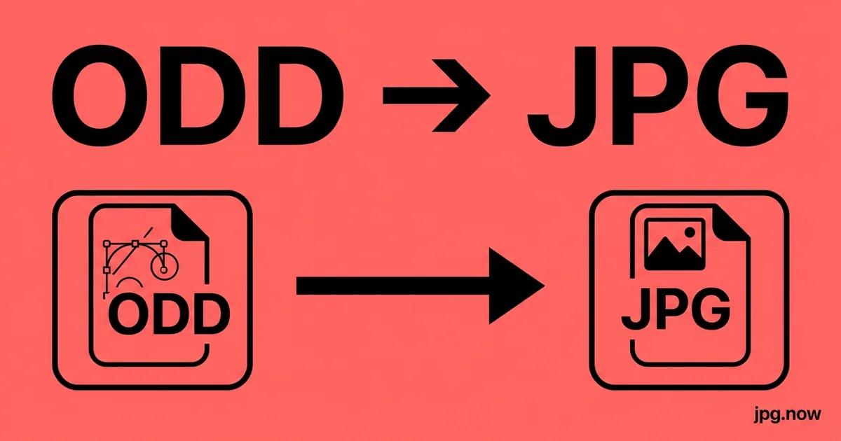 Convert ODD to JPG Online Free