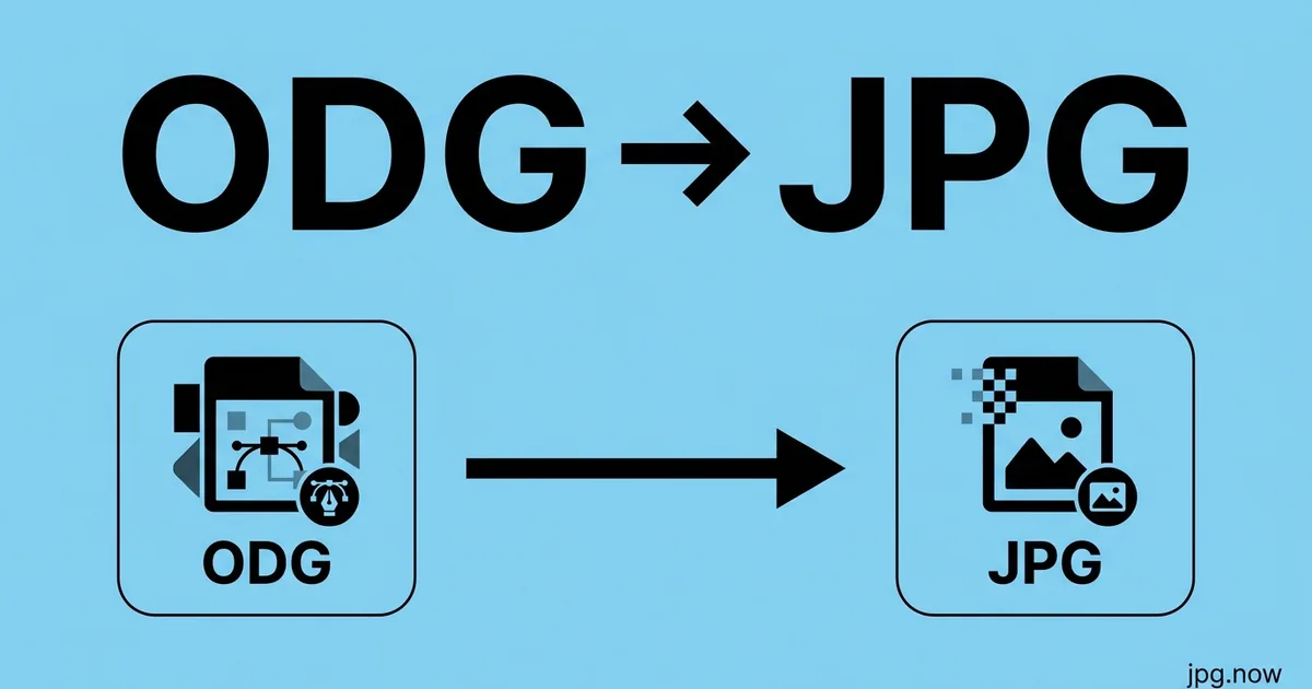 Convert ODG to JPG Online Free