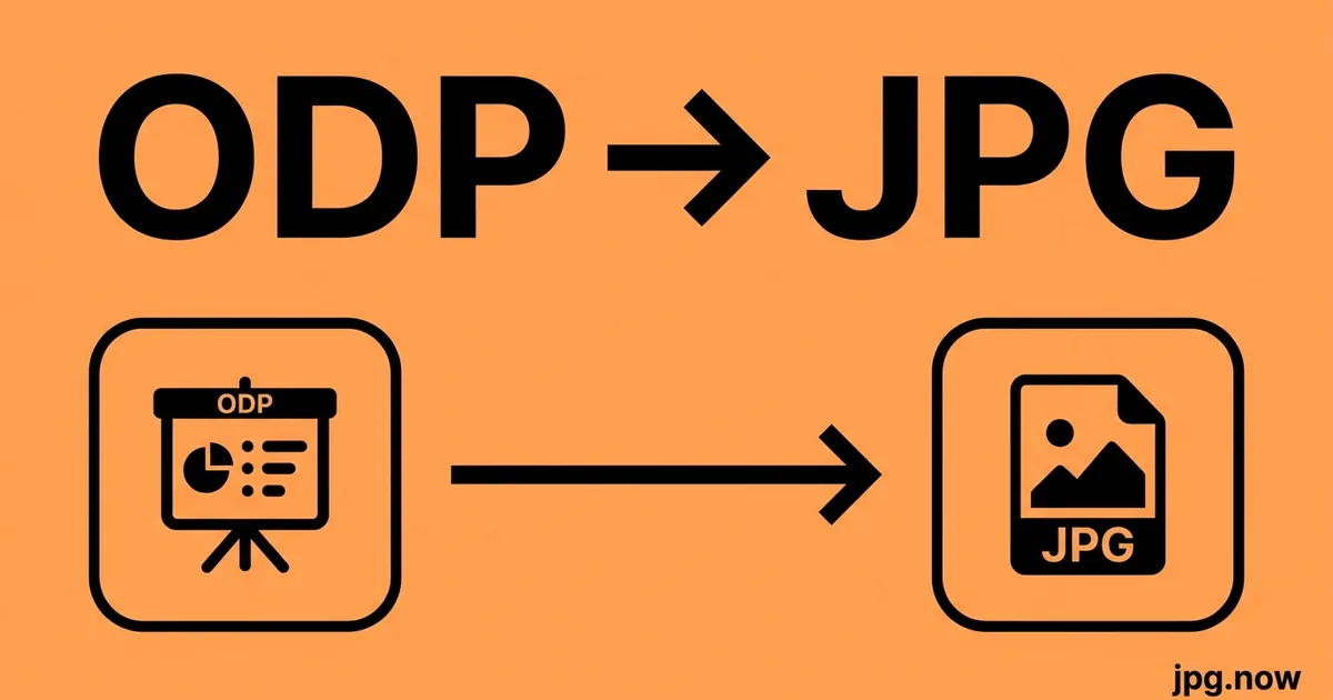 Convert ODP to JPG Online Free