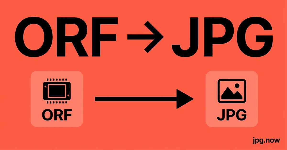 Convert ORF to JPG Online Free