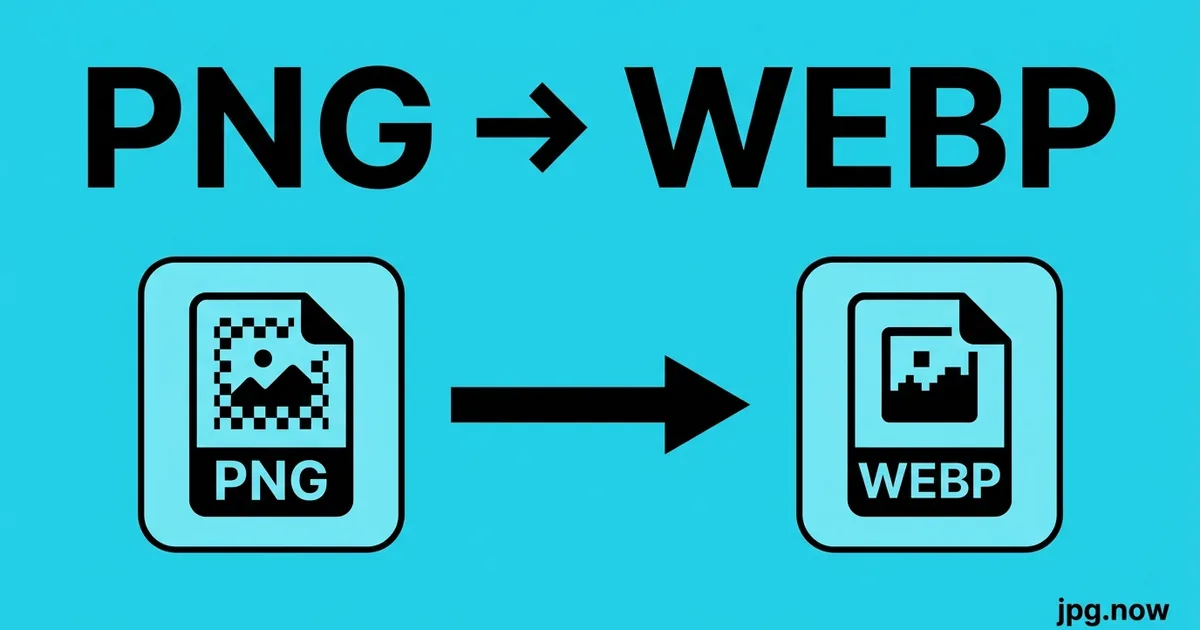 Convert PNG to WebP Online Free