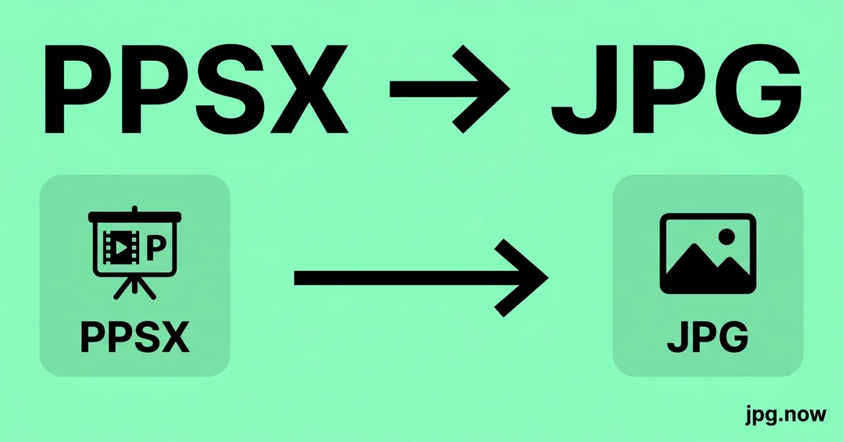 Convert PPSX to JPG Online Free