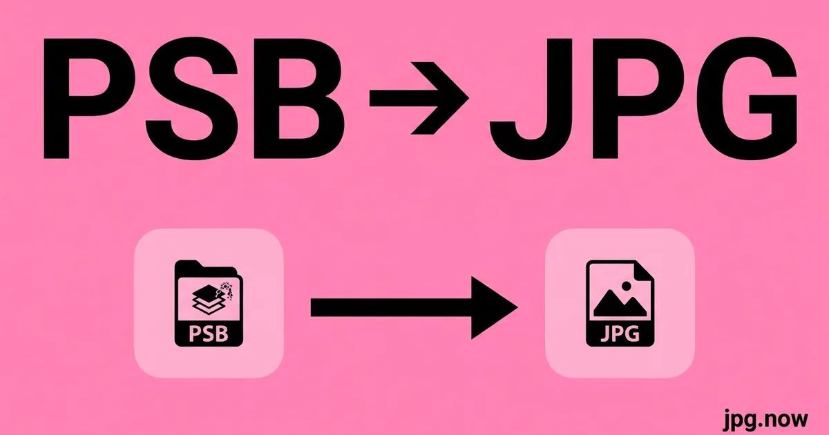 Convert PSB to JPG Online Free