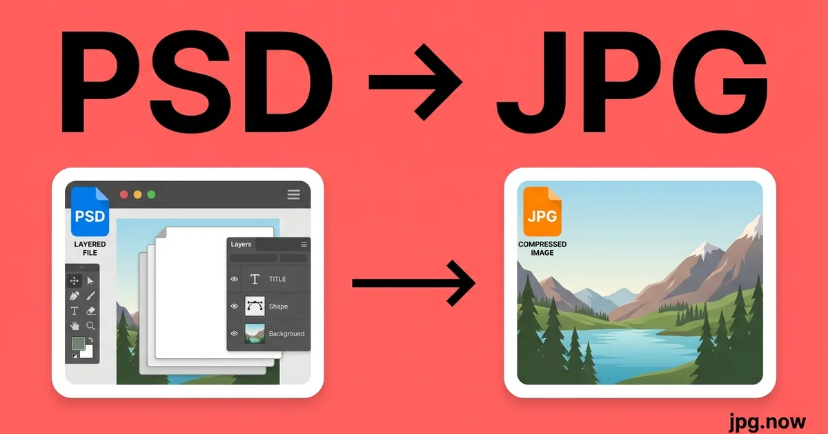 Convert PSD to JPG Online Free