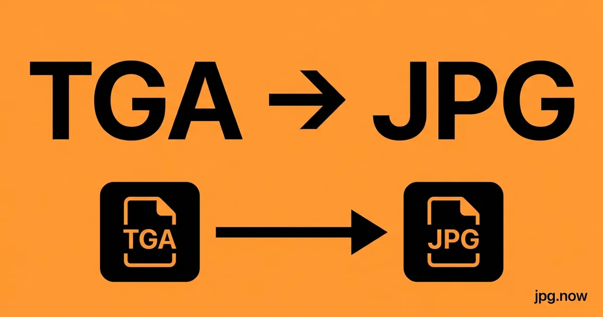 Convert TGA to JPG Online Free