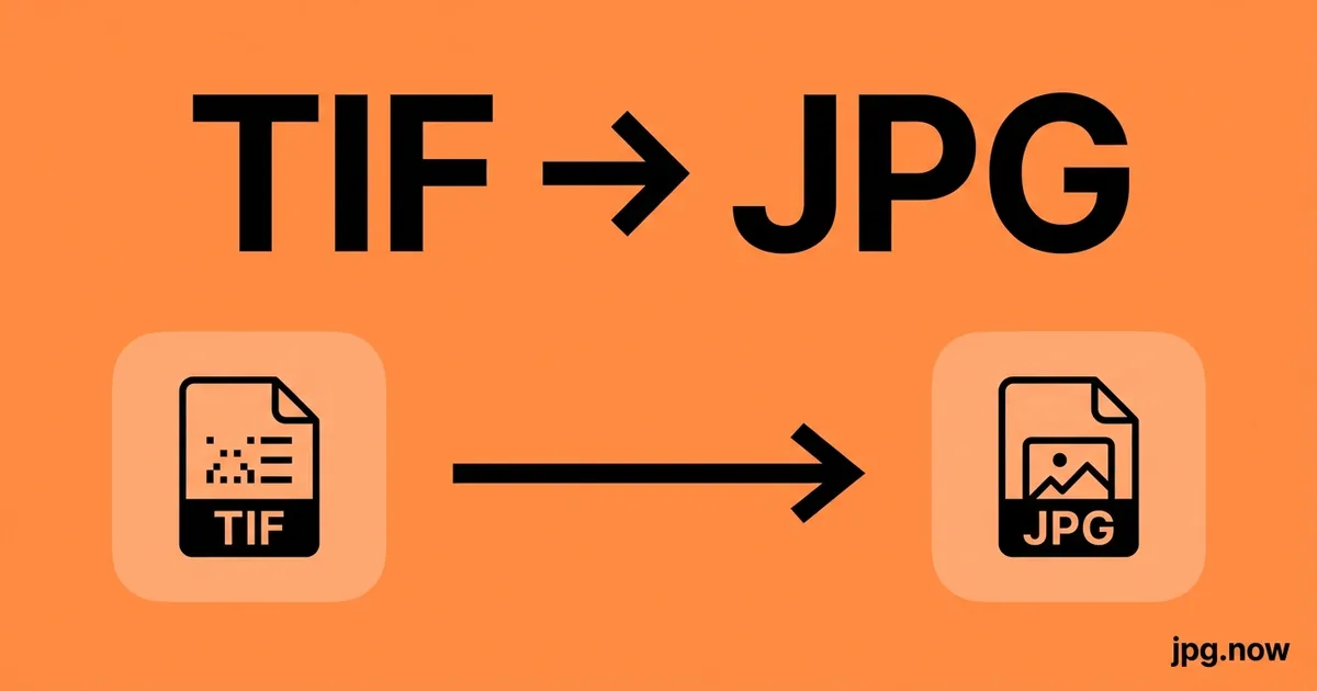 Convert TIF to JPG Online Free