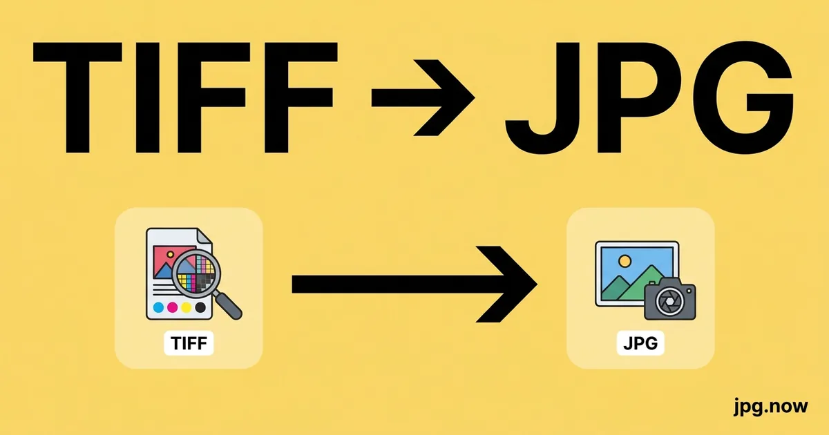 Convert TIFF to JPG Online Free