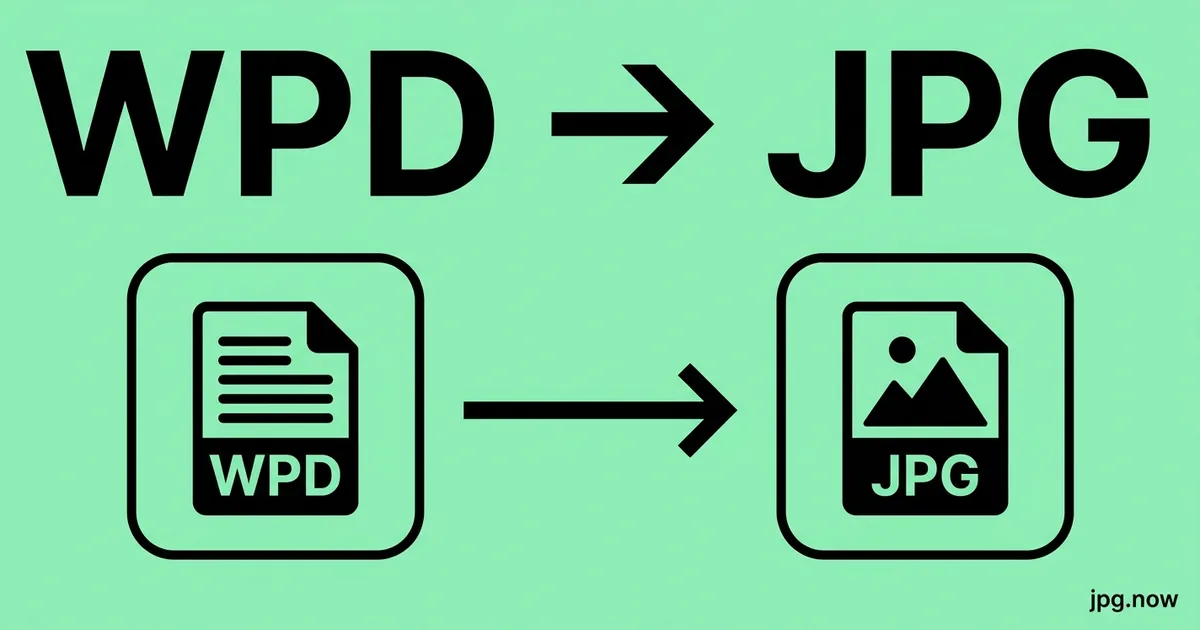 Convert WPD to JPG Online Free