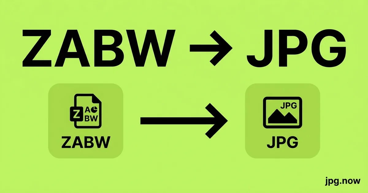 Convert ZABW to JPG Online Free